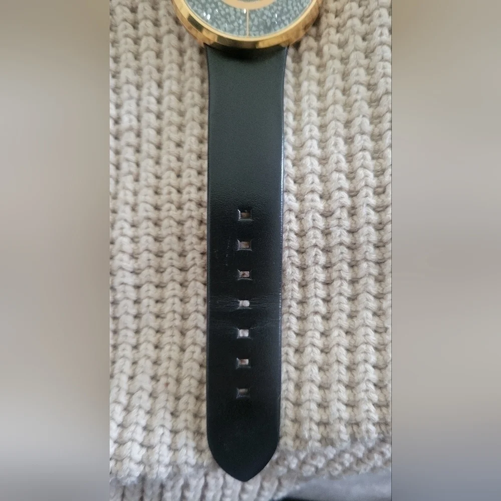 Swarovski Crystaline Watch, Black, Rose-Gold Tone